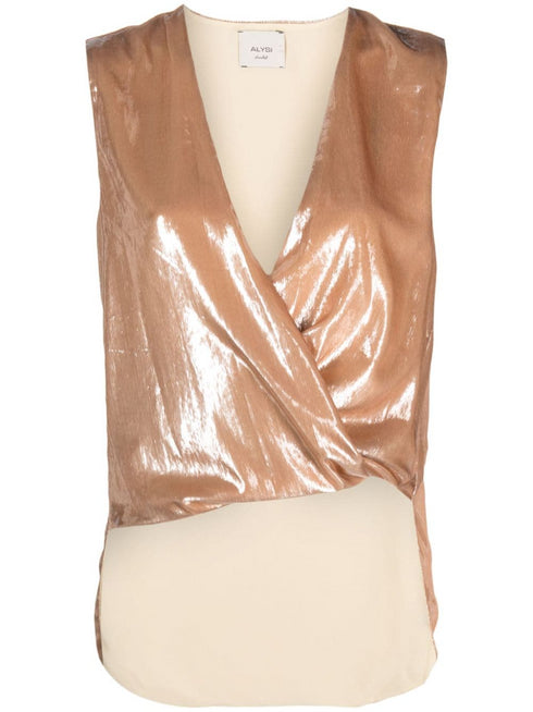 ALYSI METALLIC TOP